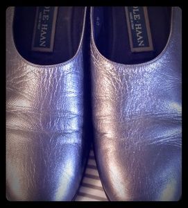 Cole Haan Silver Loafers
